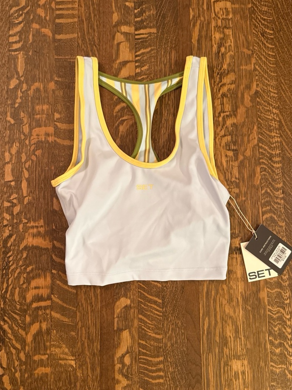 SET Active Lux Stripe Tank in Palma- size xs - Picture 1 of 4